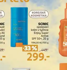 Rossmann Scinic opalovací krém v tyčince nabídka