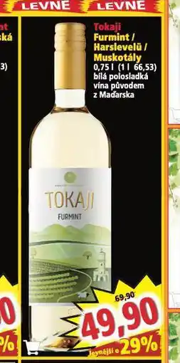 Norma Tokaji harslevelů nabídka