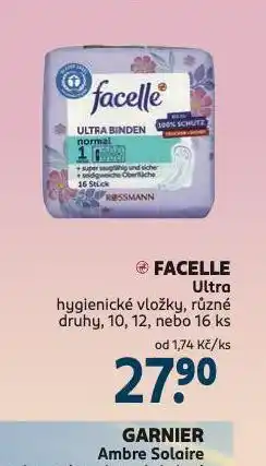Rossmann Facelle ultra hygienické vložky nabídka