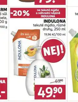 Rossmann Indulona tekuté mýdlo nabídka
