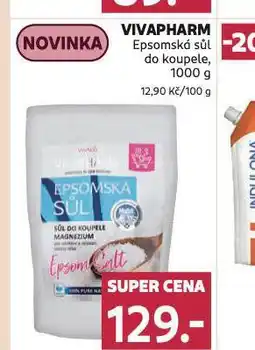 Rossmann Vivapharm epsomská sůl do koupele nabídka