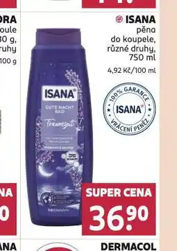 Rossmann Isana pěna do koupele nabídka