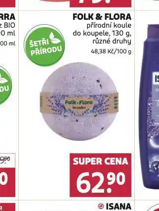 Rossmann Folk & flor přírodní koule do koupele nabídka