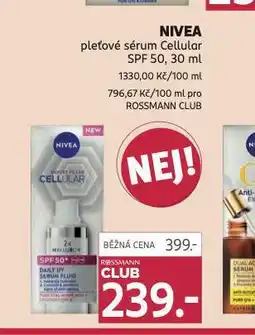 Rossmann Nivea ple´tové sérum nabídka