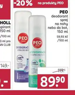 Rossmann Peo deodorant nabídka