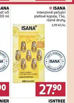 Rossmann Isana intenzivně pečující pleťová kapsle nabídka