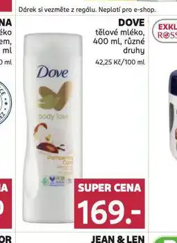 Rossmann Dove tělové mléko nabídka