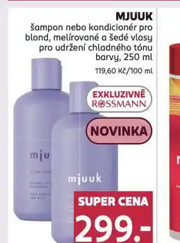 Rossmann Mjuuk šampon, kondicioner nabídka