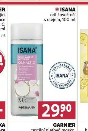 Rossmann Isana odličovač očí nabídka