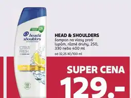 Rossmann Head&shoulders šampon nabídka