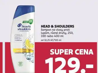 Rossmann Head&shoulders šampon nabídka