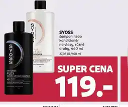 Rossmann Syoss šampon, kondicioner nabídka
