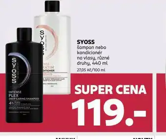 Rossmann Syoss šampon, kondicioner nabídka