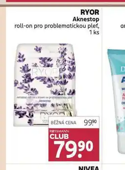 Rossmann Ryor aknestop roll-on nabídka