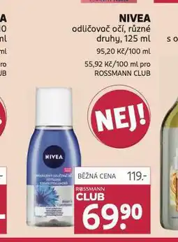 Rossmann Nivea doličovač očí nabídka