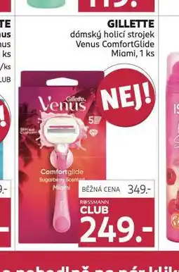 Rossmann Gillette dámský holicí strojek nabídka