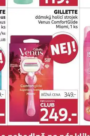 Rossmann Gillette dámský holicí strojek nabídka