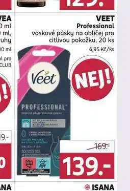 Rossmann Veet professional voskové pásky nabídka