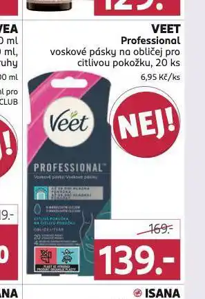 Rossmann Veet professional voskové pásky nabídka