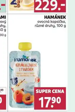 Rossmann Hamánek ovocná kapsička nabídka
