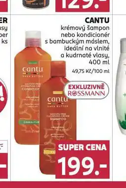 Rossmann Cantu krémový šampon, kondicioner nabídka