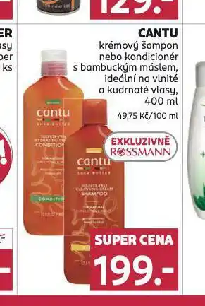 Rossmann Cantu krémový šampon, kondicioner nabídka