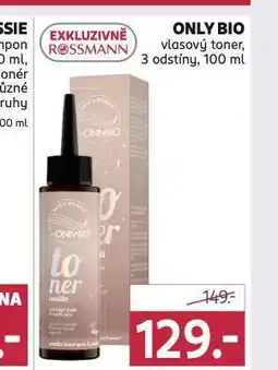 Rossmann Only bio vlasový toner nabídka