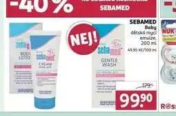 Rossmann Sebamed baby dětská mycí emulze nabídka