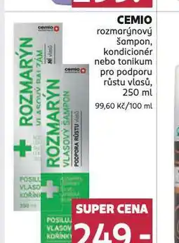 Rossmann Cemio rozmarýnový šampon, kondicioner nabídka