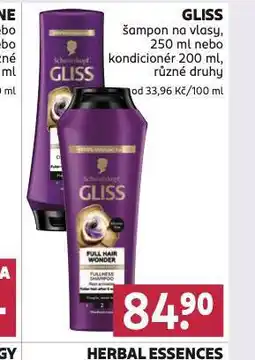 Rossmann Gliss šampon, kondicioner nabídka