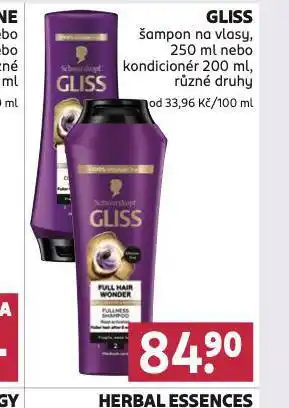 Rossmann Gliss šampon, kondicioner nabídka