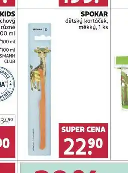 Rossmann Spokar dětský kartáček nabídka