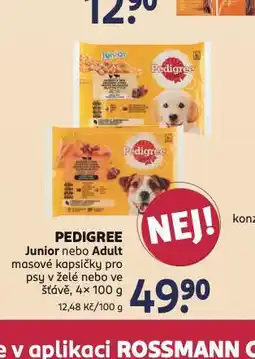 Rossmann Pedigree kapsičky pro psy nabídka