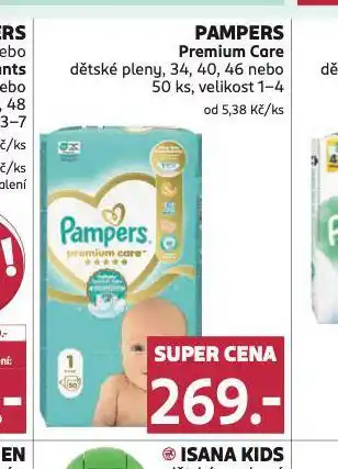 Rossmann Pampers dětské plenky nabídka