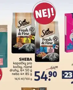 Rossmann Sheba kapsičky pro kočky nabídka