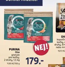 Rossmann Purina one granule pro kočky nabídka