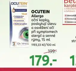Rossmann Ocuetin allergo oční kapky nabídka