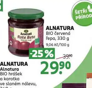 Rossmann Alnatura bio červená řepa nabídka