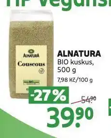 Rossmann Alnatura bio kuskus nabídka