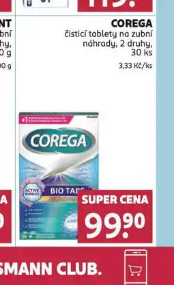Rossmann Corega čistící tablety na zubní náhrady nabídka