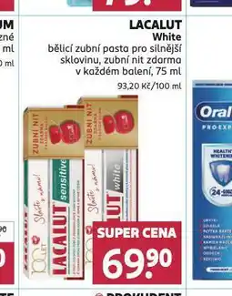 Rossmann Lacalut white zubní pasta nabídka