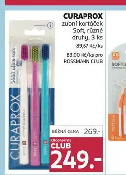 Rossmann Curaprox zubní kartáček nabídka
