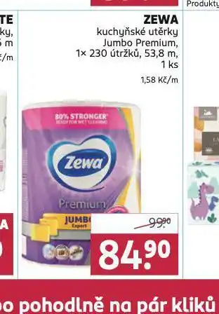 Rossmann Zewa kuchyňské utěrky nabídka