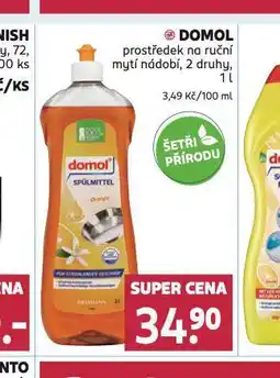 Rossmann Domol mycí prostředek na nádobí nabídka