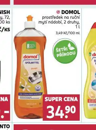 Rossmann Domol mycí prostředek na nádobí nabídka