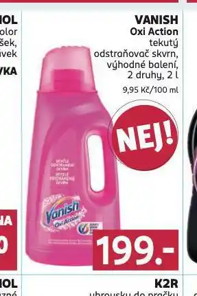 Rossmann Vanish oxi action tekutý odstraňovač skvrn nabídka
