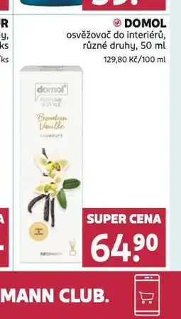 Rossmann Domol osvěžovač do inetriérů nabídka