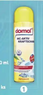 Rossmann Domol wc čistící pěna nabídka