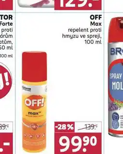 Rossmann Off max repelent nabídka