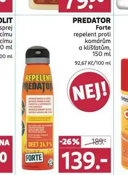 Rossmann Predator forte repelent nabídka
